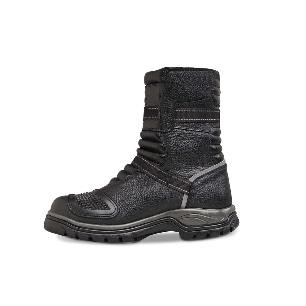 Foto 5 pulgar | Botas Biker Moto Mujer Motociclista Workland 2.0 Negro Negro