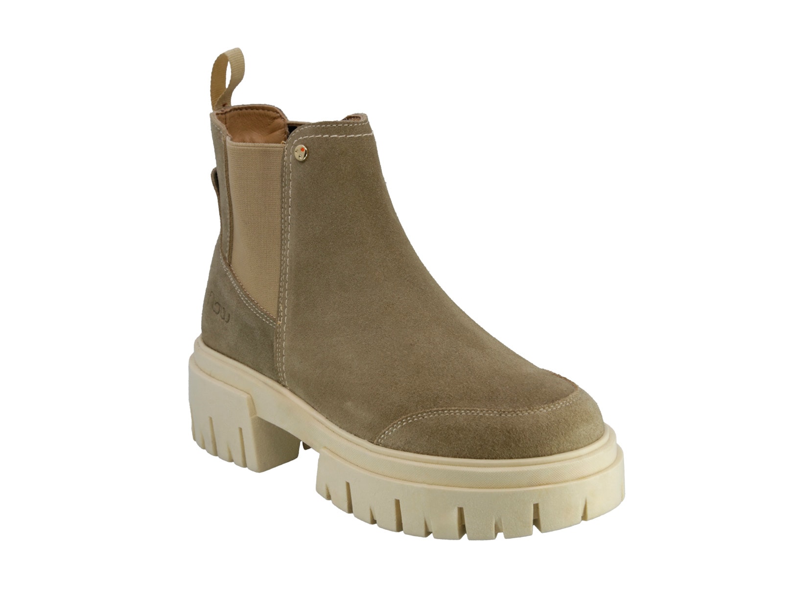 Botín Casual Triples Flow Mabel 37401 Beige Para Mujer $799