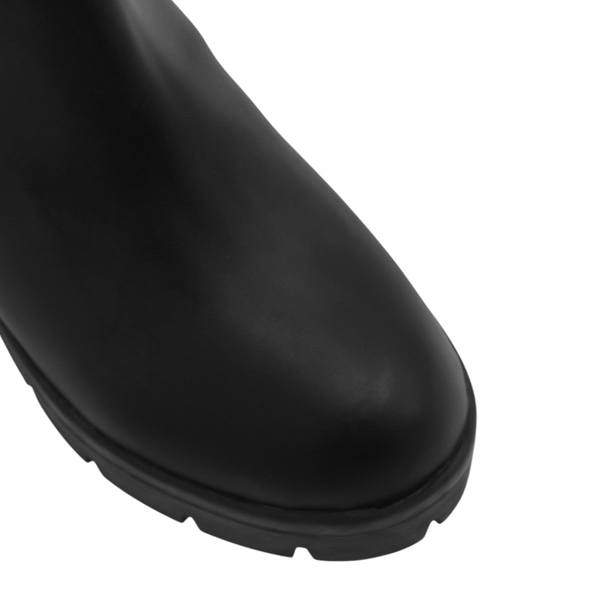 Foto 6 pulgar | Botas Casuales Rbbasics Piel Vegana Negras para Mujer