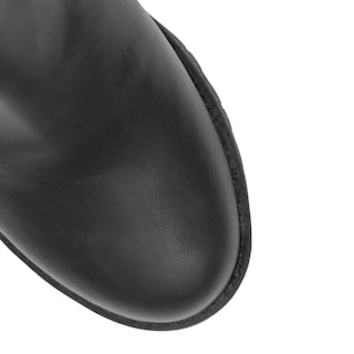 Foto 5 | Botín con Tacón RBCollection Exterior Piel Vegana Negro para Mujer