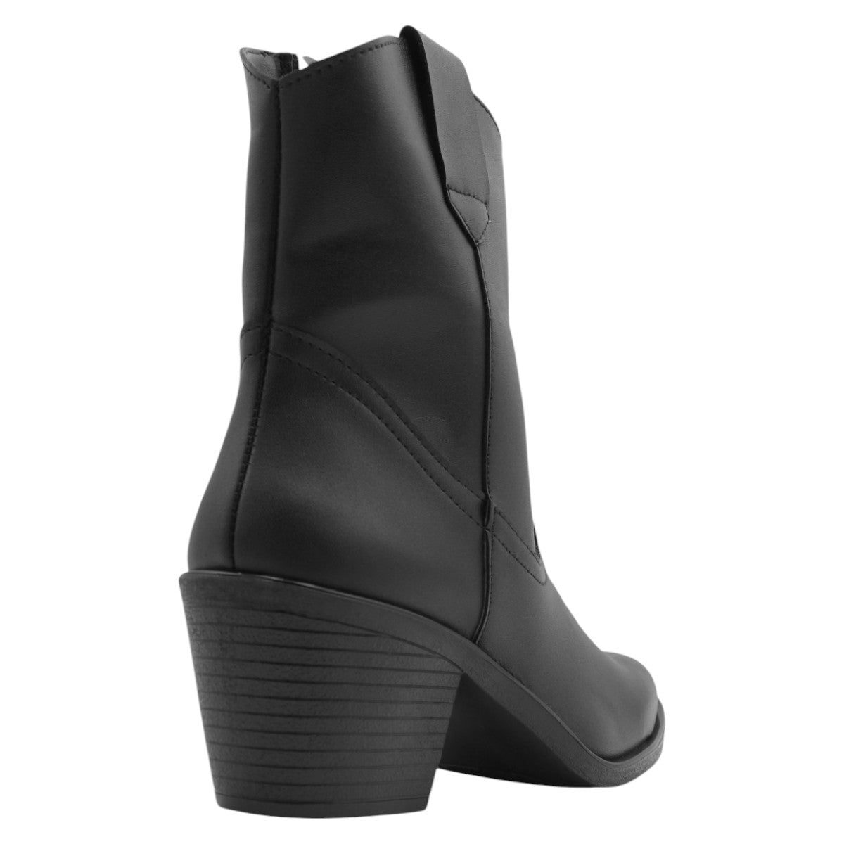 Foto 4 pulgar | Botas Tipo Western RBCollection Exterior Piel Vegana Negro para Mujer