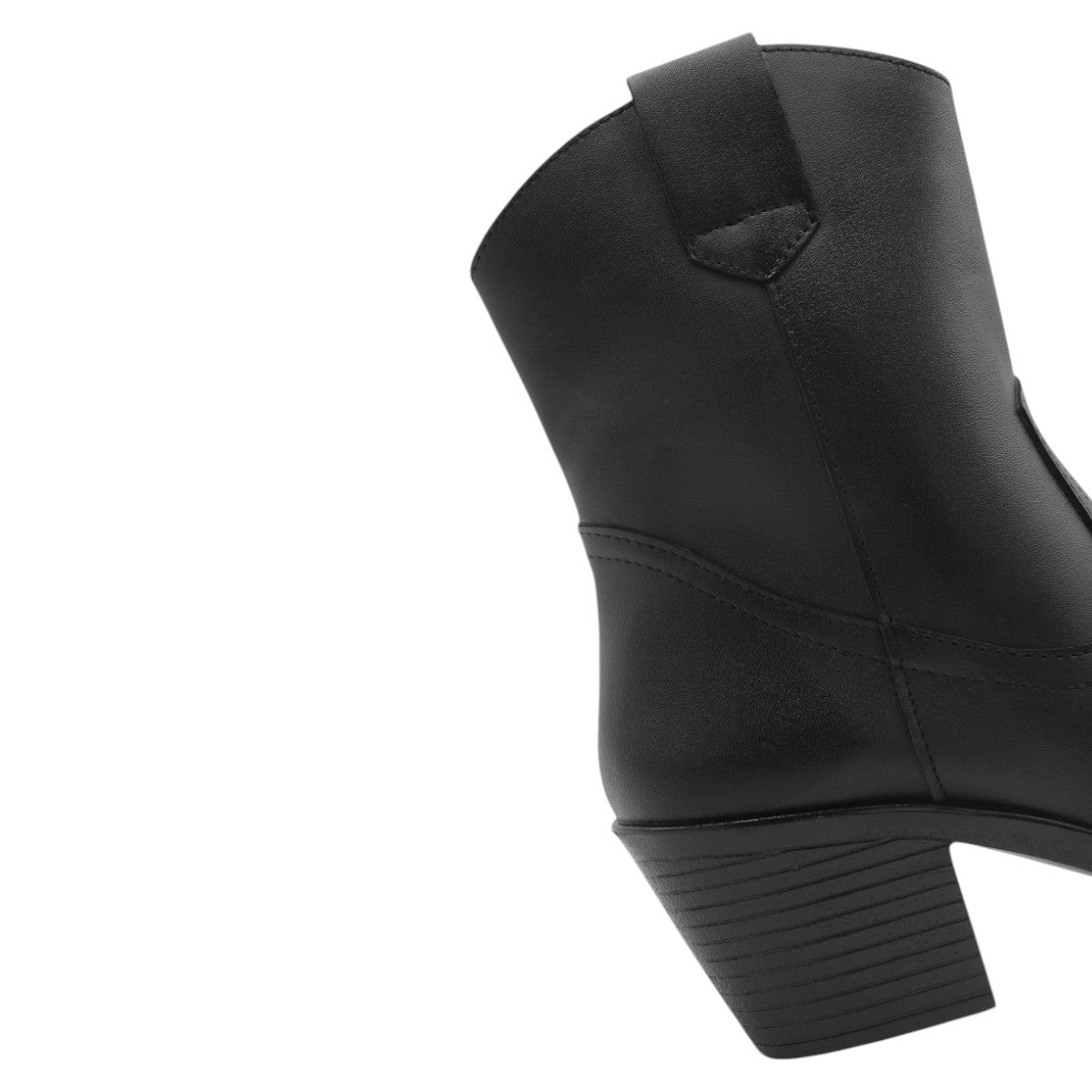 Foto 7 pulgar | Botas Tipo Western RBCollection Exterior Piel Vegana Negro para Mujer