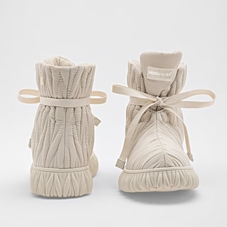 Foto 3 | Moramora Bota Con Peluche Para Mujer Latte