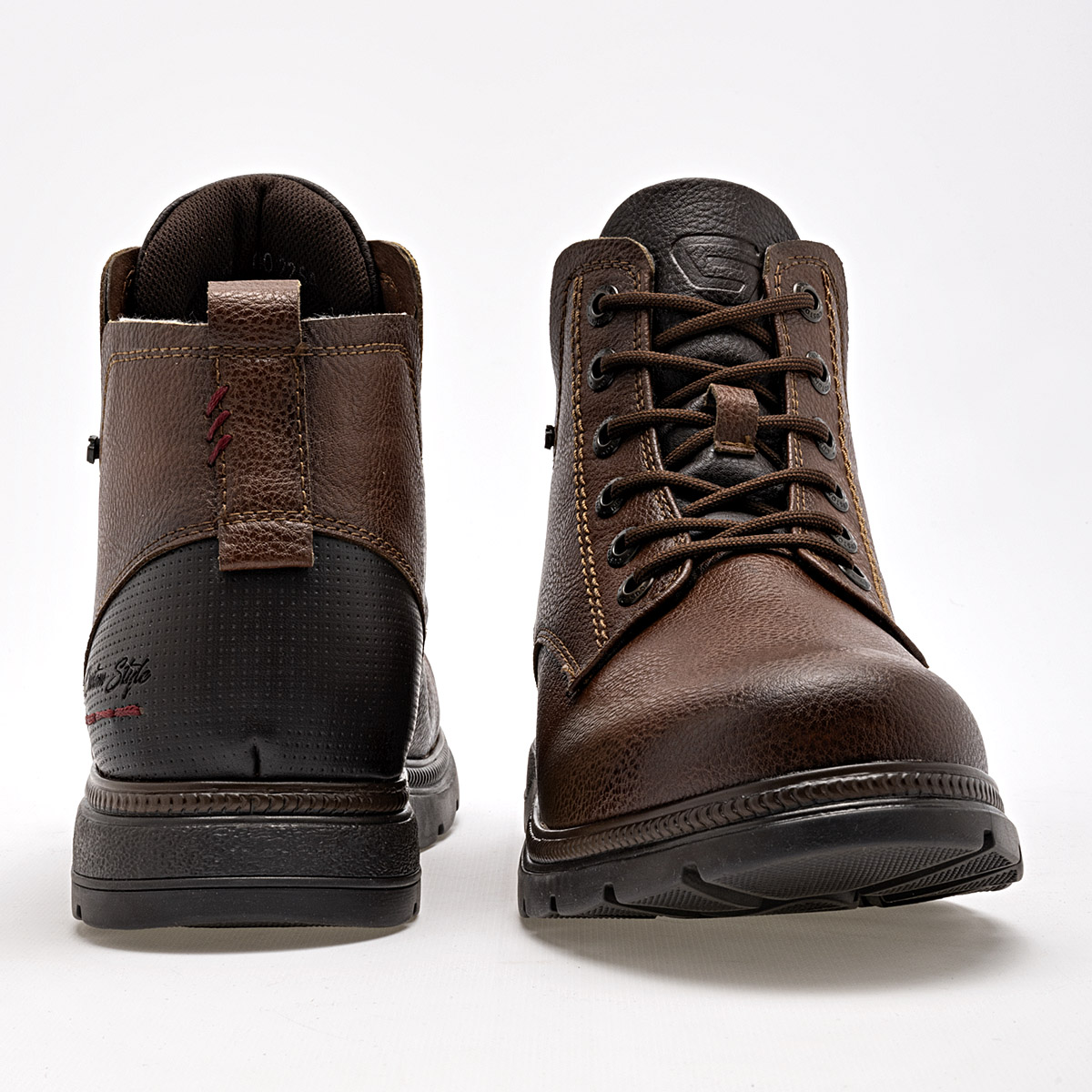 Foto 4 pulgar | Negro Total Bota Para Hombre Café