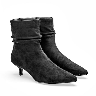 Foto 2 | Botines Moramora Color Negro Para Mujer