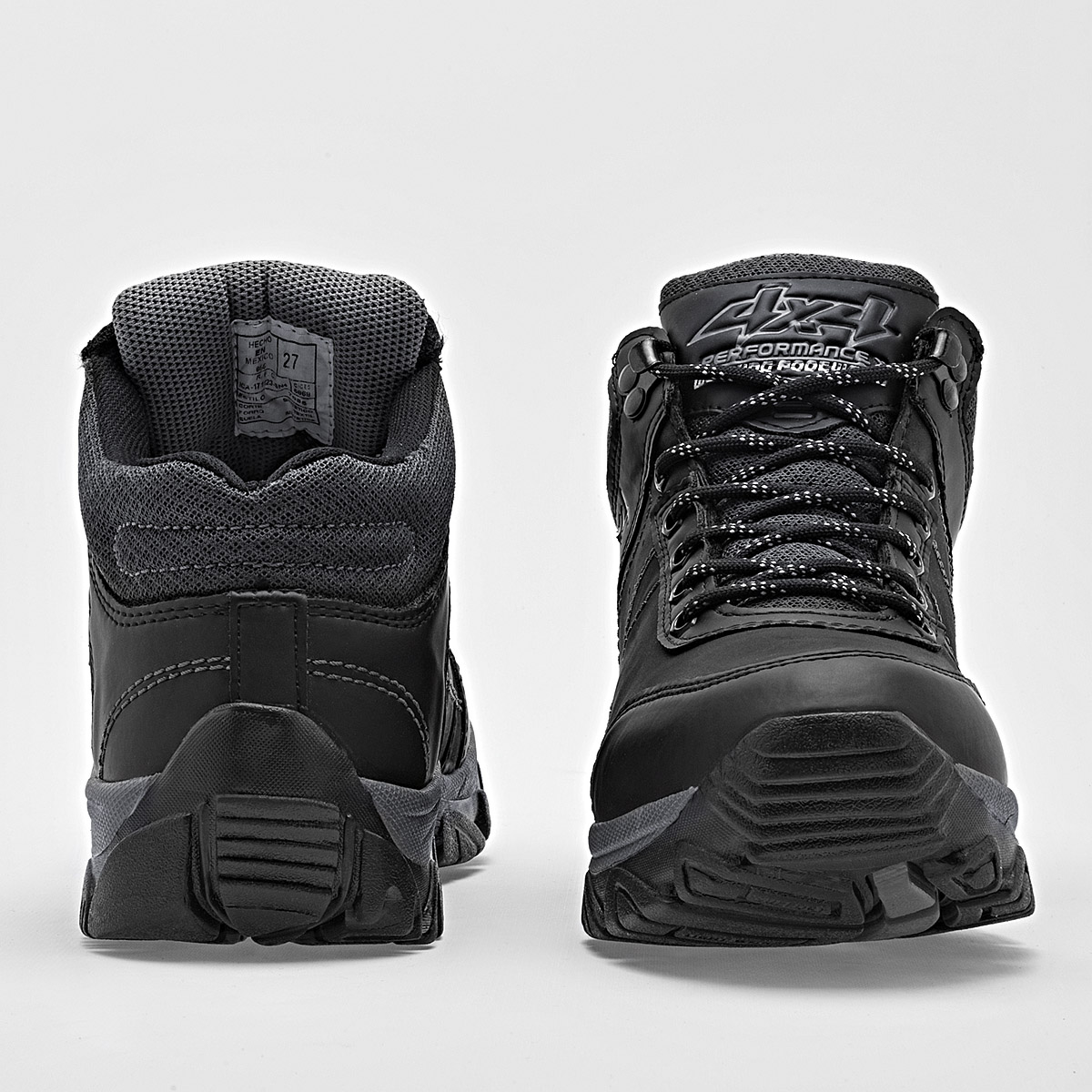 Foto 4 pulgar | 4x4 Zapato Para Hacer Hiking Para Hombre Negro Gris