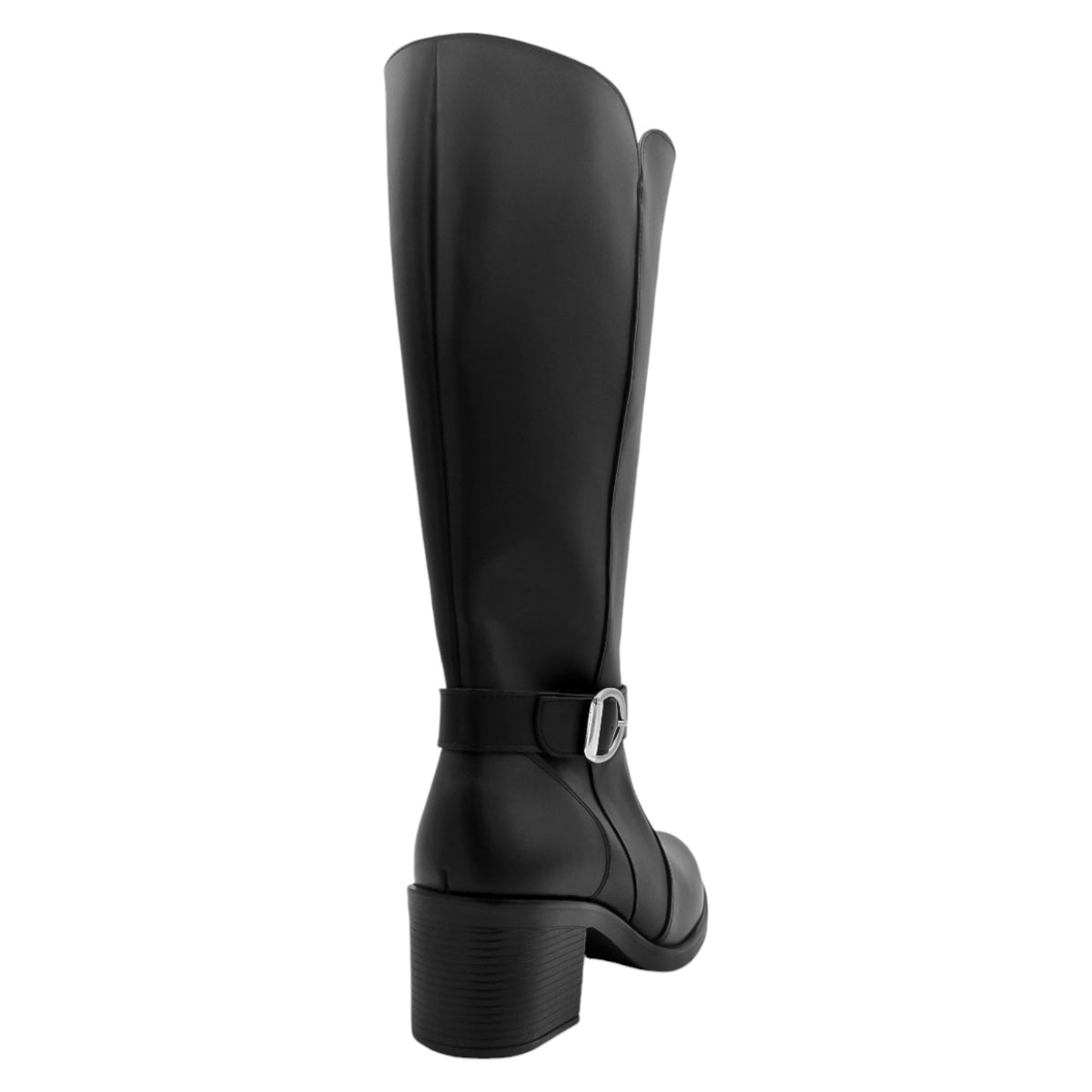 Foto 7 pulgar | Botas Altas Rbcollection Exterior Piel Color Negro Para Mujer