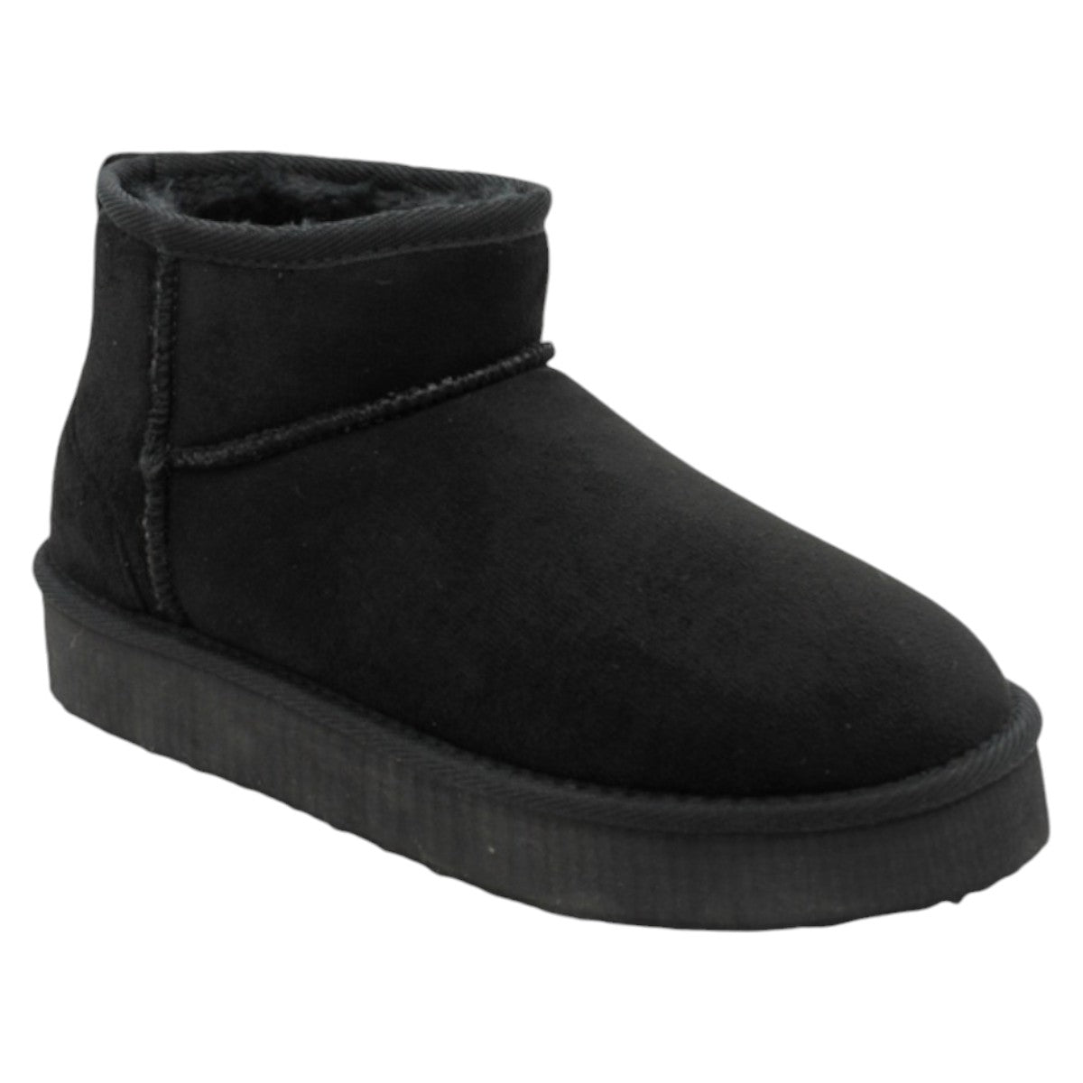 Foto 2 pulgar | Botas Casuales Rbcollection Exterior Gamuza Negro Para Mujer