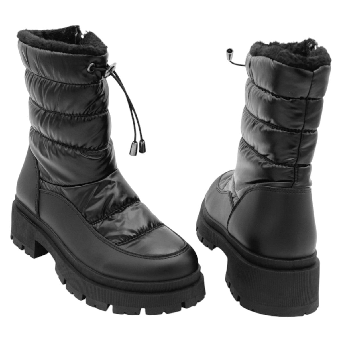 Foto 6 | Botas Casuales Rbcollection Exterior Sintético Negro Para Mujer