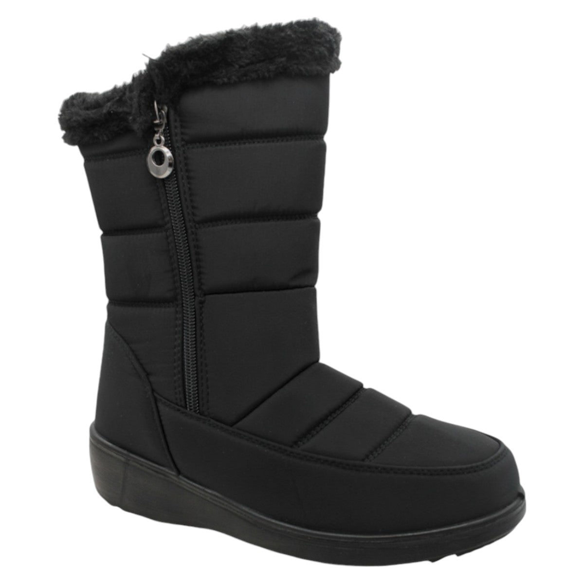 Botas Casuales Rbcollection Bosqui Exterior Textil Negro Para Mujer