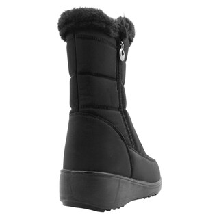 Foto 5 | Botas Casuales Rbcollection Bosqui Exterior Textil Negro Para Mujer