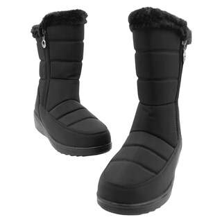 Foto 6 | Botas Casuales Rbcollection Bosqui Exterior Textil Negro Para Mujer