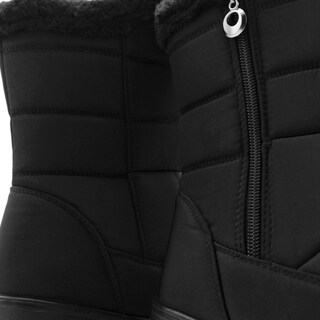 Foto 7 | Botas Casuales Rbcollection Bosqui Exterior Textil Negro Para Mujer