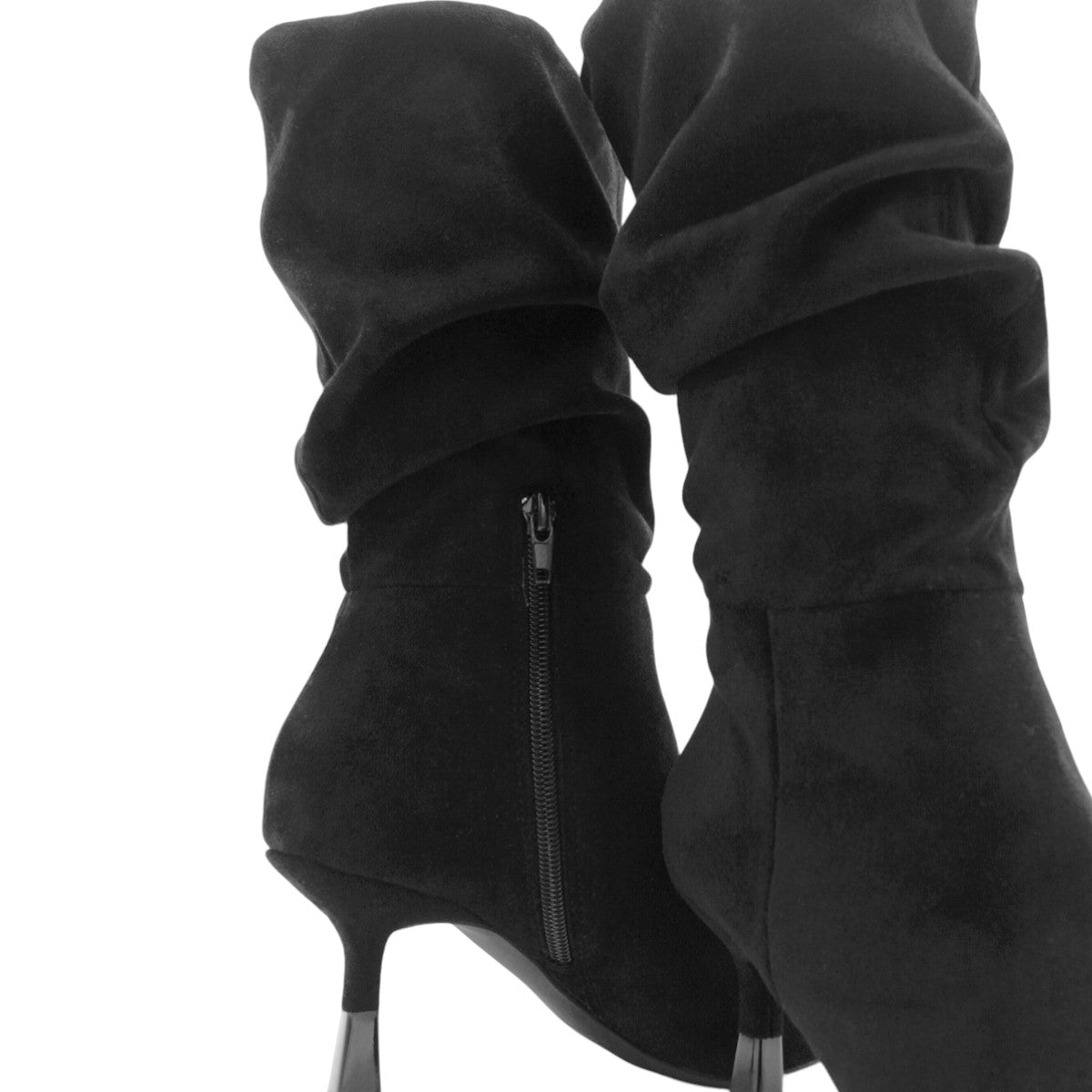 Foto 7 | Botas Rbcollection Exterior Gamuza Sintética Negro Para Mujer