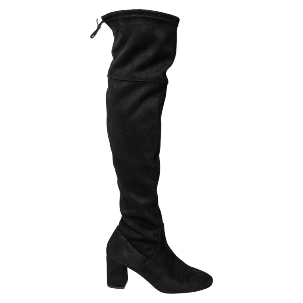 Foto 3 pulgar | Botas Altas Rbcollection Exterior Gamuza Color Negro Para Mujer