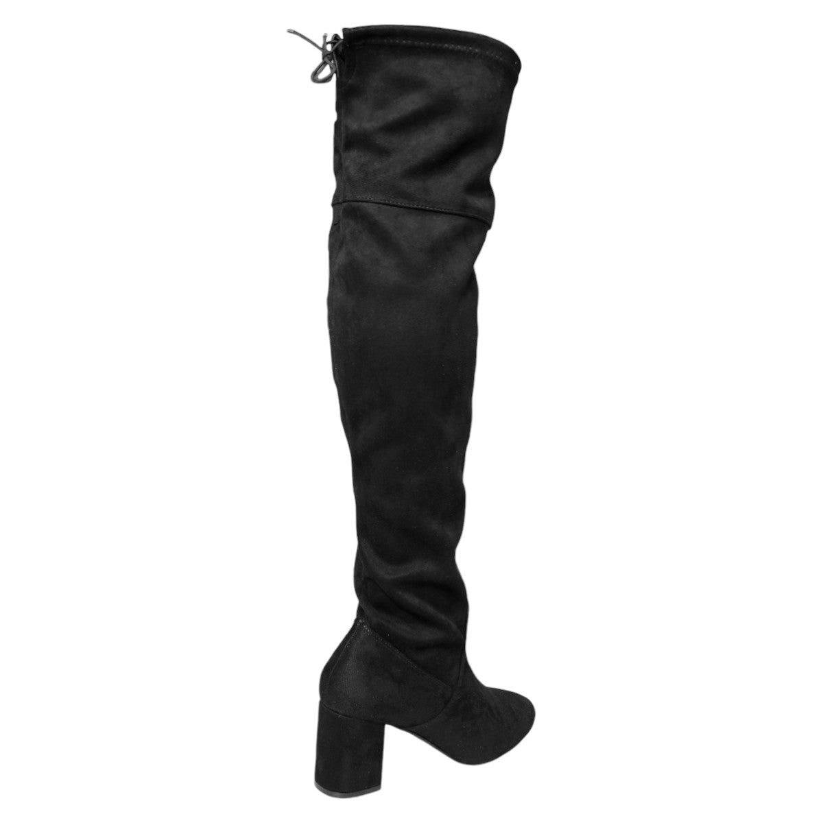 Foto 4 pulgar | Botas Altas Rbcollection Exterior Gamuza Color Negro Para Mujer