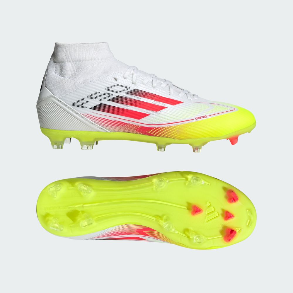 Foto 4 | F50 League Fg/mg Mid W Adidas Blanco Mujer