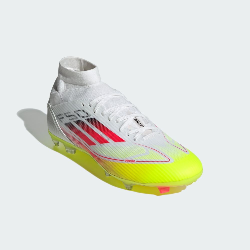 Foto 7 | F50 League Fg/mg Mid W Adidas Blanco Mujer