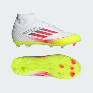 Foto 4 | Tenis F50 League Fg/mg Mid W Adidas Blanco para Hombre
