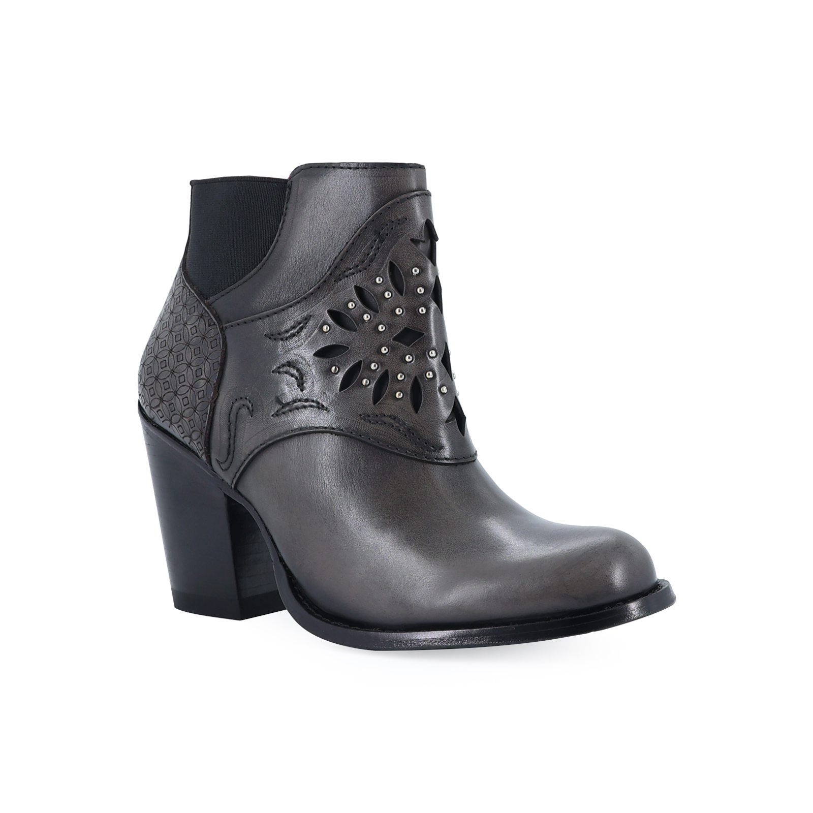 Foto 2 | Botin Real Moda Vaquera Maryland Color Gris Piel Res