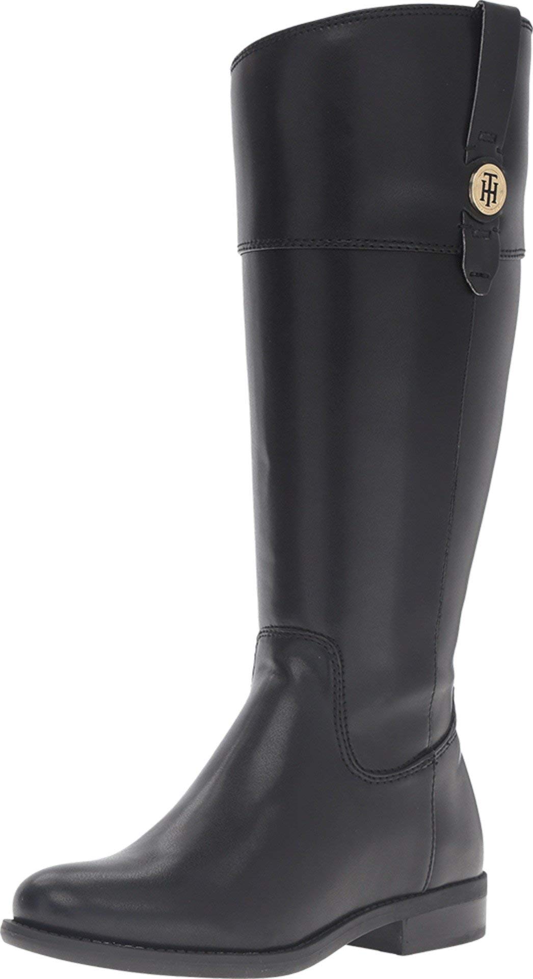 Bota De Montar Tommy Hilfiger Shano-wc Para Mujer, Color Negro, Talla 40 - Venta Internacional.