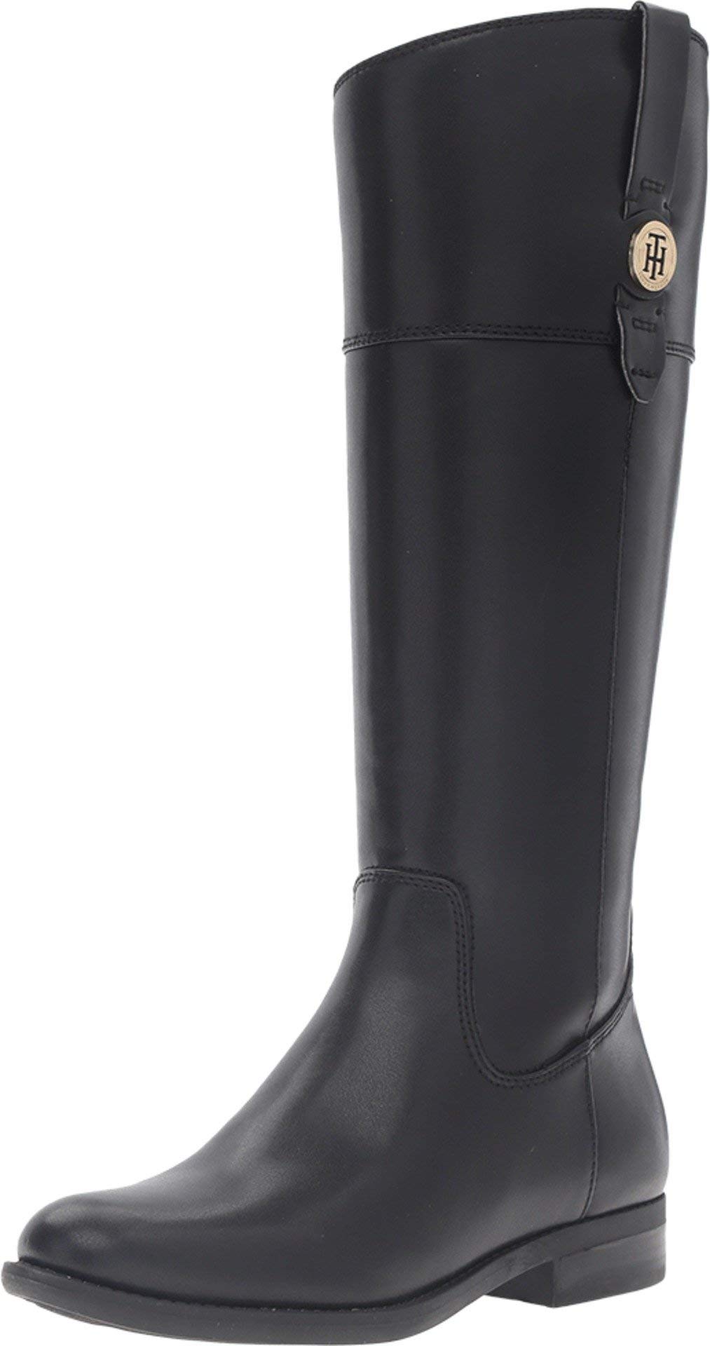 Foto 2 pulgar | Bota Ecuestre Tommy Hilfiger Shano Para Mujer, Color Negro, Talla 9 - Venta Internacional.