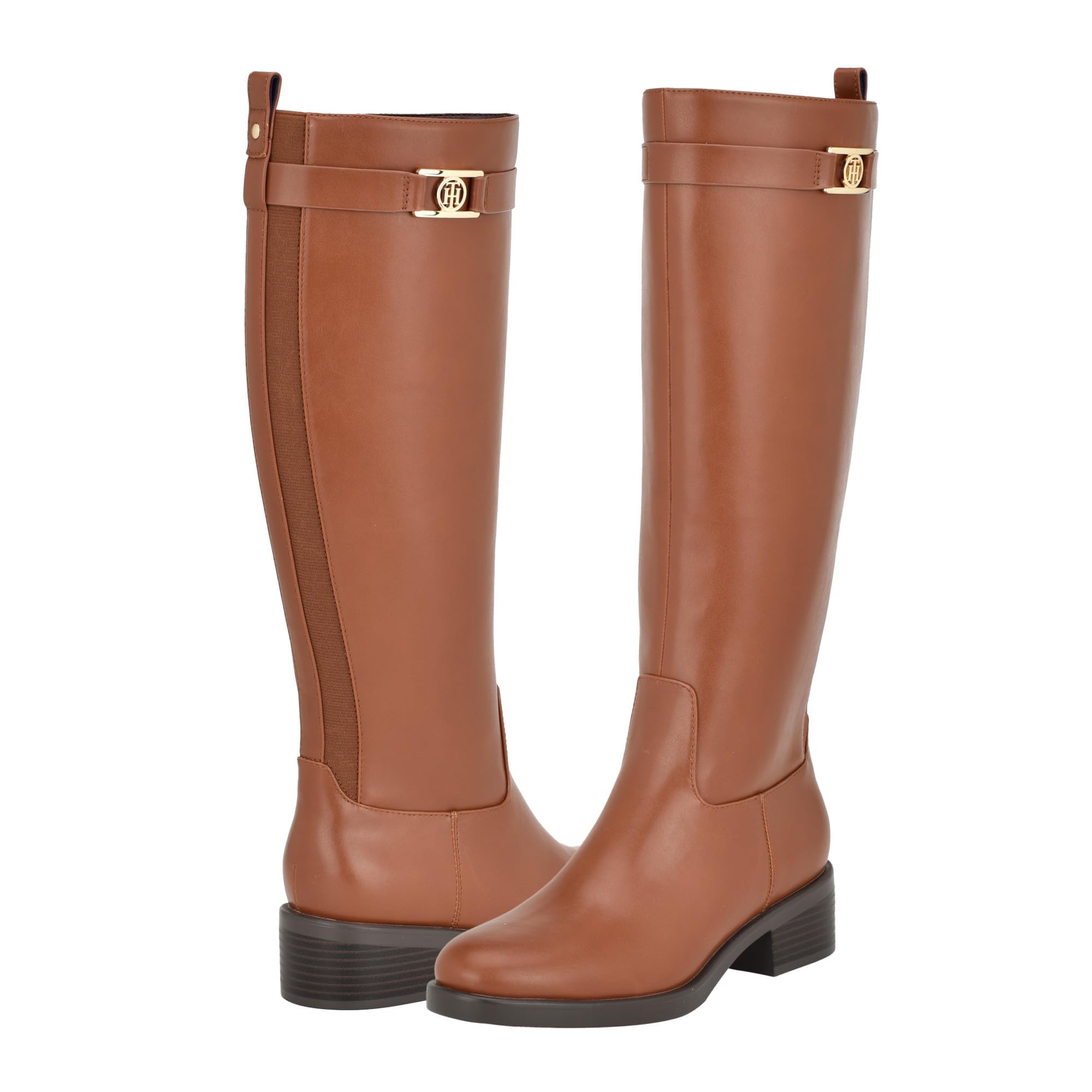 Foto 2 pulgar | Bota Tommy Hilfiger Iviann Gingerbread 101 Para Mujer, Talla 6 - Venta Internacional.