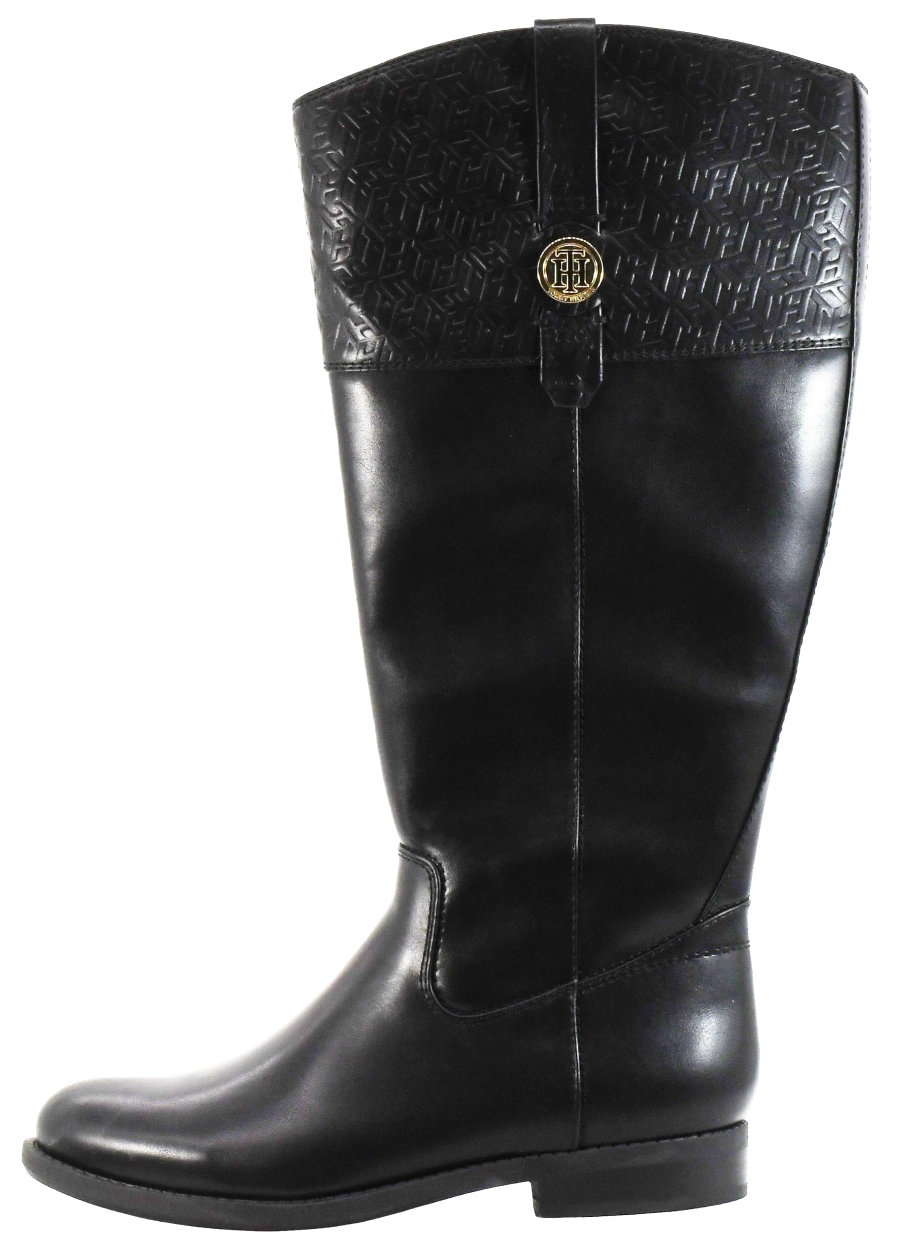 Foto 3 pulgar | Bota Tommy Hilfiger Shano Para Mujer, Piel Sintética, Color Negro - Venta Internacional.