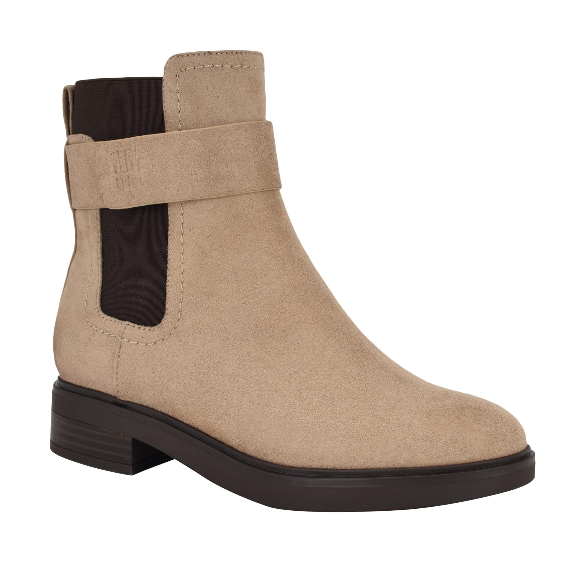 Botín Tommy Hilfiger Beliah Para Mujer, Color Topo 240, Talla 9.5 - Venta Internacional. $2,795