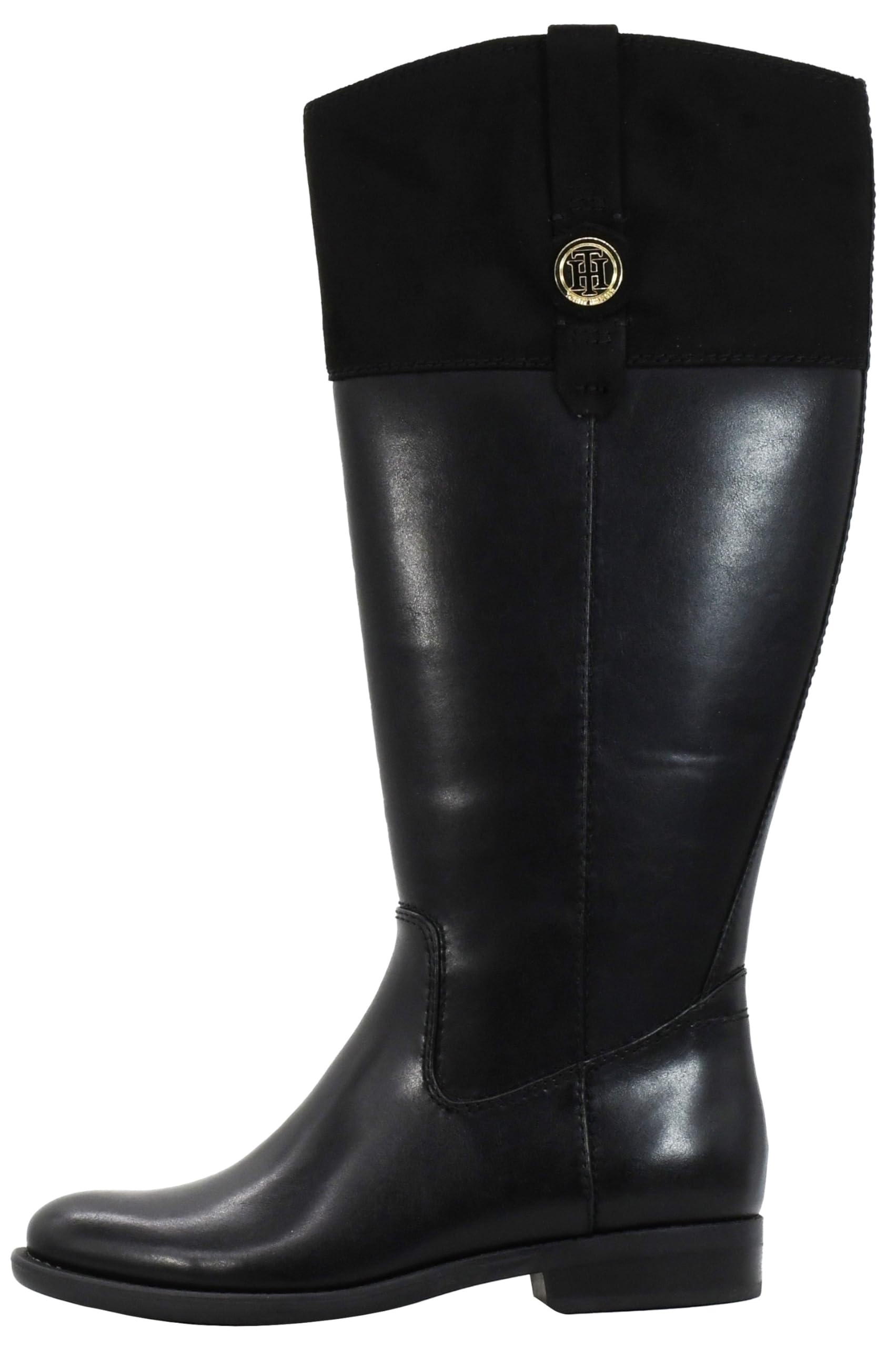 Foto 3 pulgar | Bota Tommy Hilfiger Shano, Pantorrilla Ancha Para Mujer, Color Negro 6us - Venta Internacional.