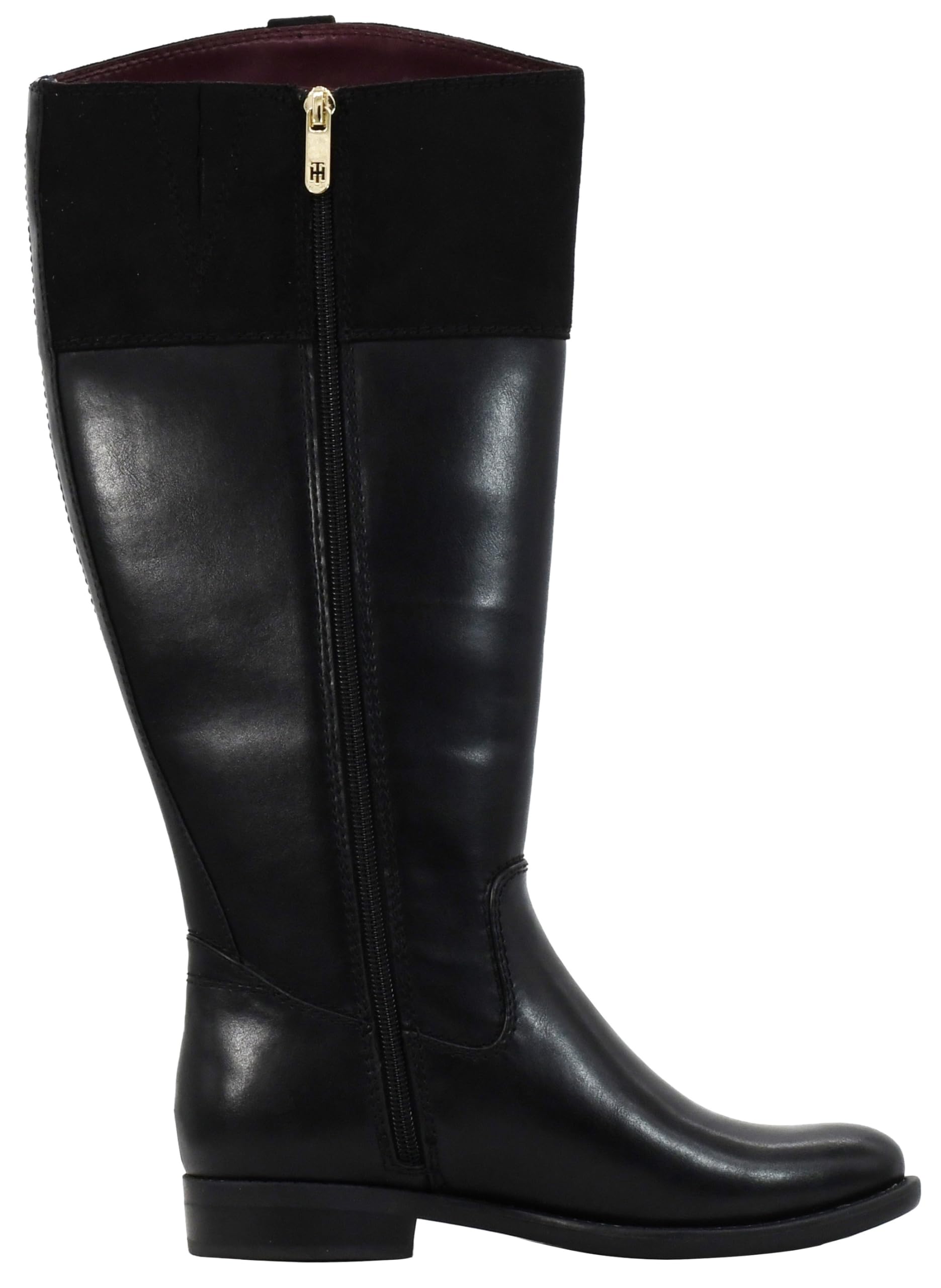 Foto 5 pulgar | Bota Tommy Hilfiger Shano, Pantorrilla Ancha Para Mujer, Color Negro 6us - Venta Internacional.