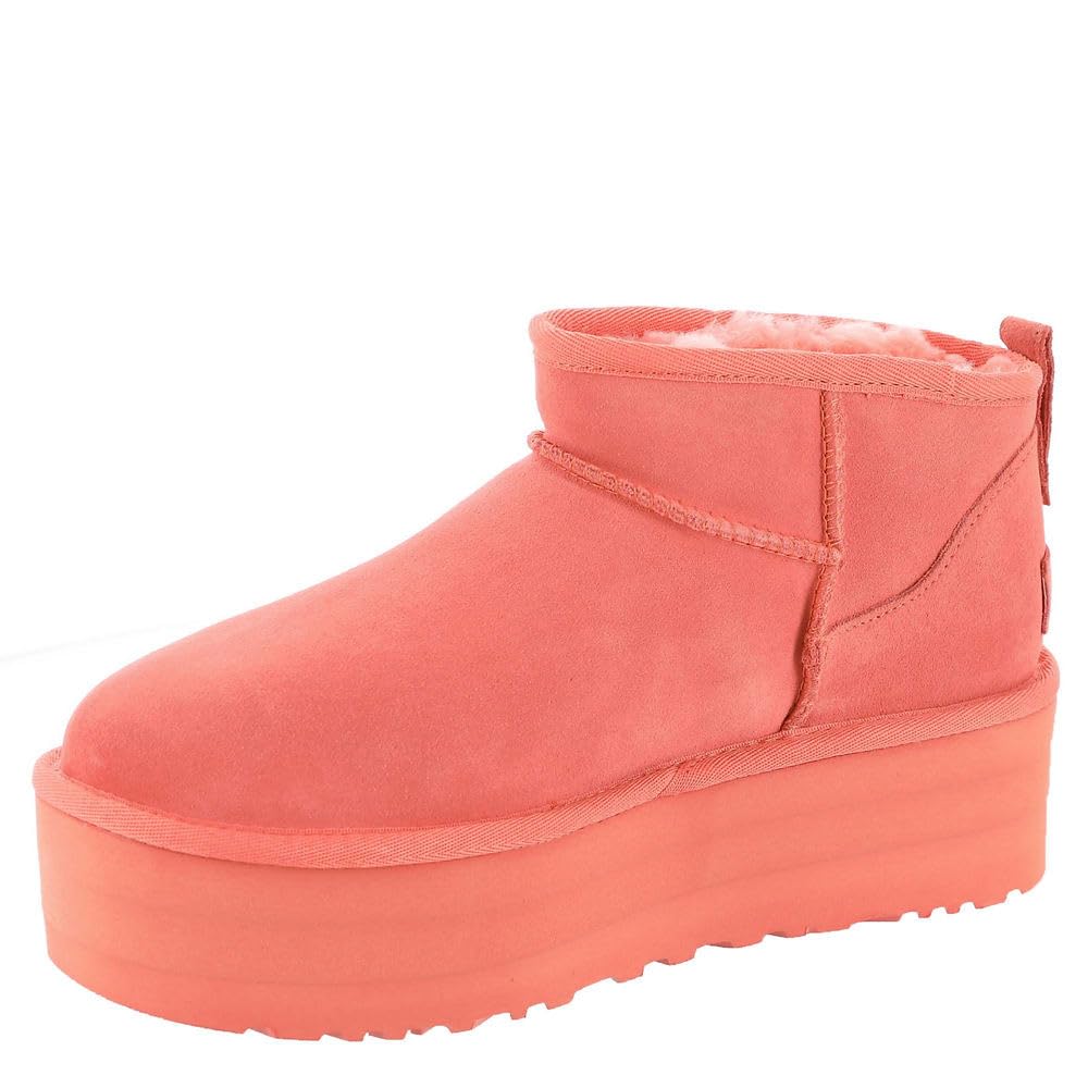 Foto 5 pulgar | Bota De Moda Ugg Classic Ultra Mini Platform Para Mujer, Color Coral - Venta Internacional.