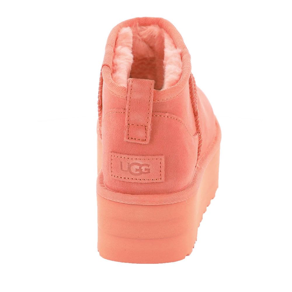 Foto 7 pulgar | Bota De Moda Ugg Classic Ultra Mini Platform Para Mujer, Color Coral - Venta Internacional.