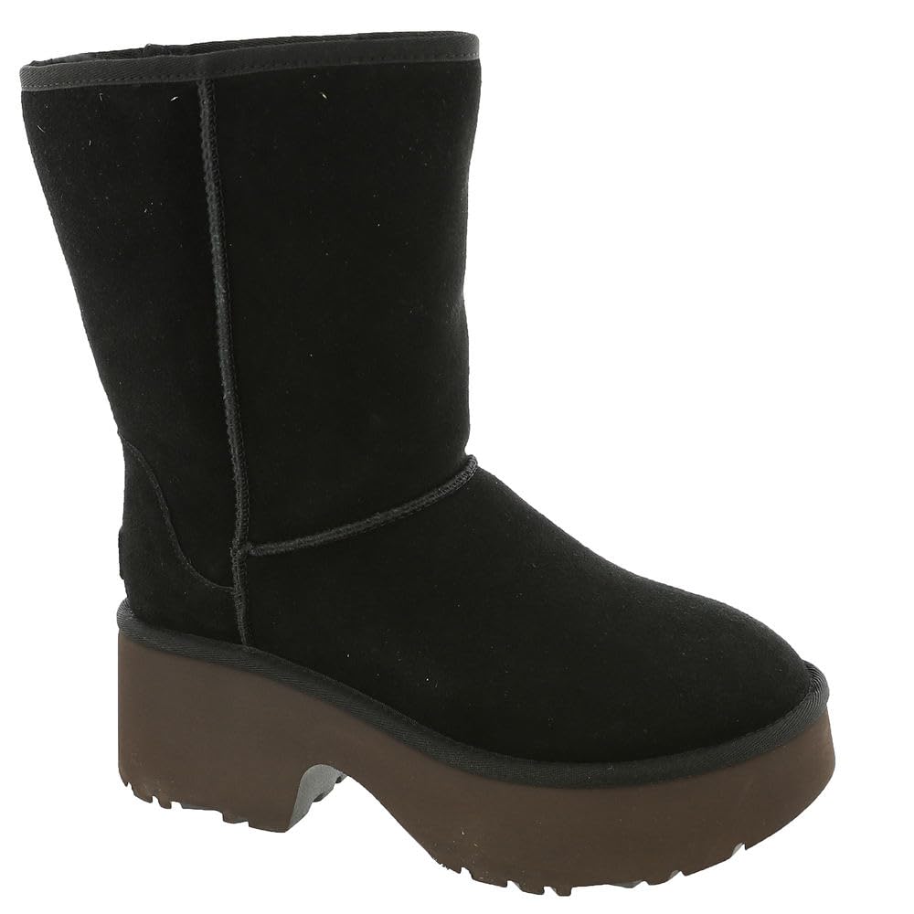 Foto 2 pulgar | Bota De Moda Ugg Classic Short New Heights Para Mujer, Color Negro 9 - Venta Internacional.