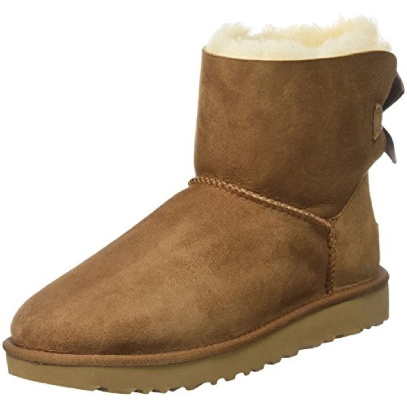 Bota Ugg Mini Bailey Bow Ii Para Mujer, Color Castaño, Talla 09 - Venta Internacional.