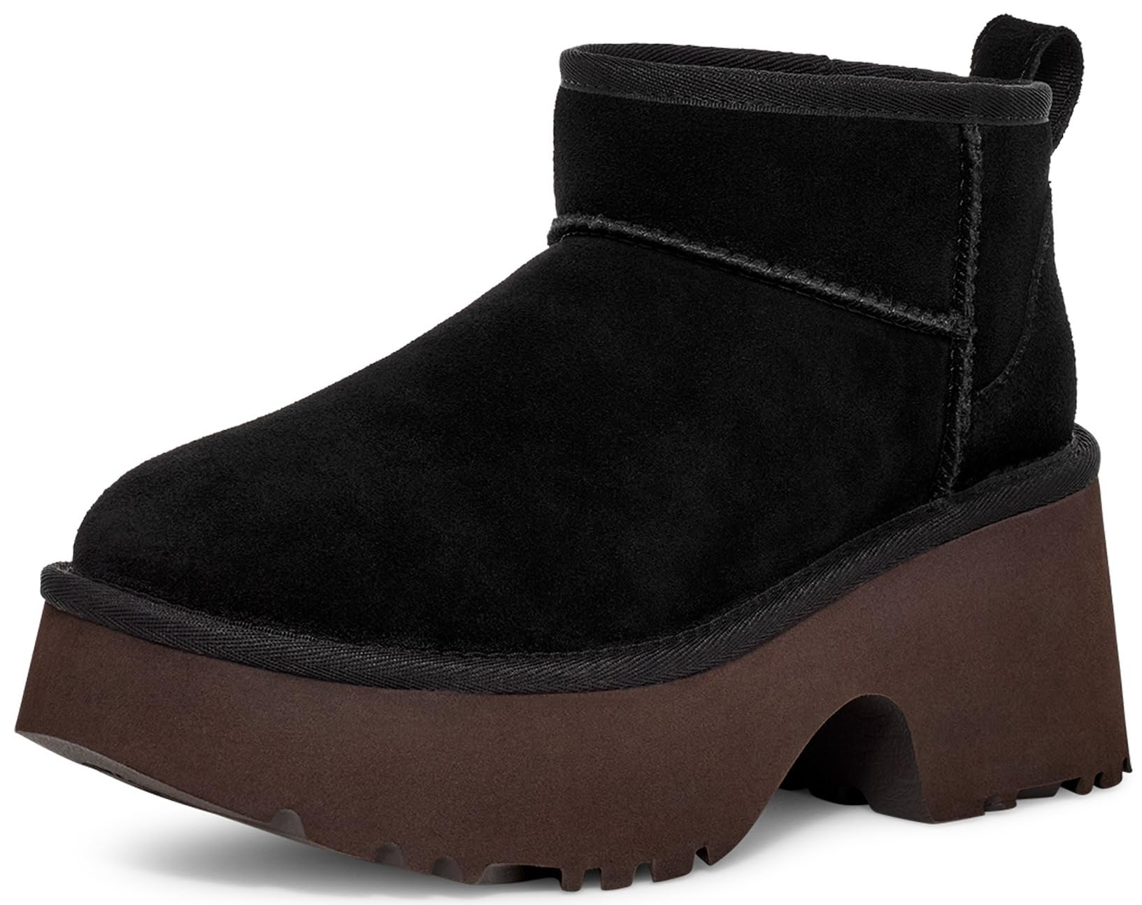 Foto 2 pulgar | Bota De Moda Ugg Classic Ultra Mini New Heights Para Mujer, Color Negro - Venta Internacional.