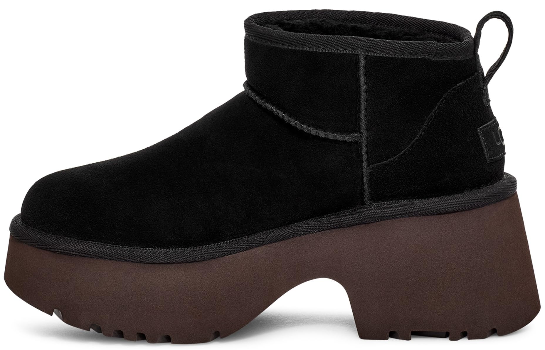 Foto 4 pulgar | Bota De Moda Ugg Classic Ultra Mini New Heights Para Mujer, Color Negro - Venta Internacional.