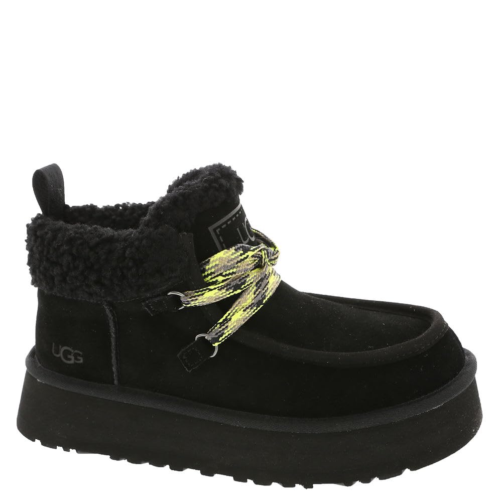 Foto 2 pulgar | Brazalete Tipo Pantufla Ugg Funkarra Para Mujer, Color Negro, Talla 9 - Venta Internacional.