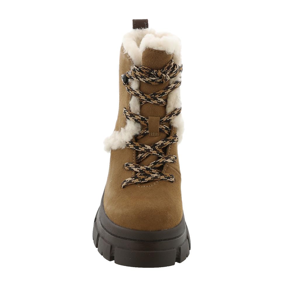 Foto 6 pulgar | Bota Moderna Ugg Brooklyn Hiker Para Mujer, Color Castaño, Talla 7.5 - Venta Internacional.