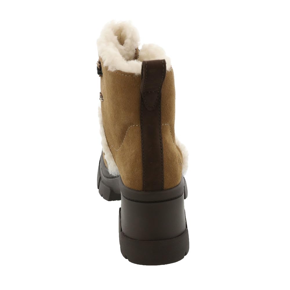 Foto 6 | Bota Moderna Ugg Brooklyn Hiker Para Mujer, Color Castaño, Talla 7.5 - Venta Internacional.