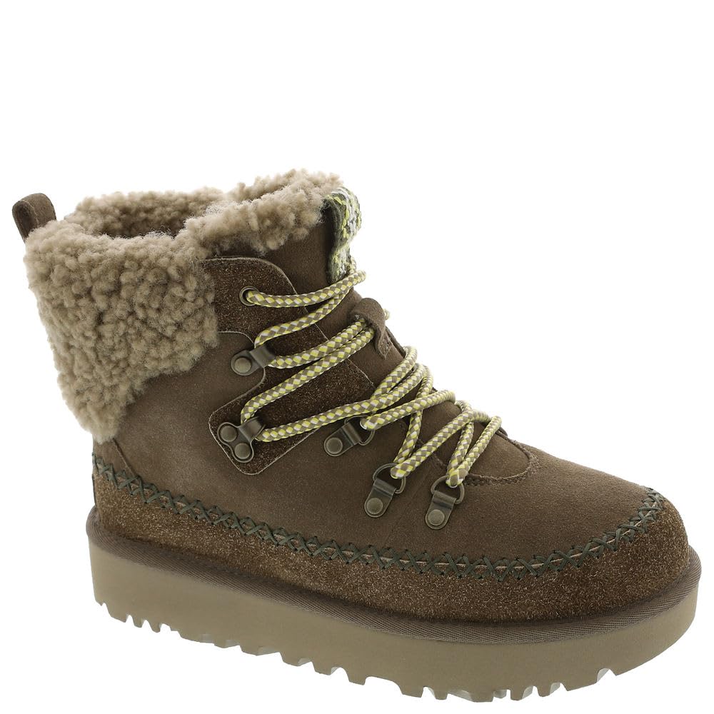 Foto 2 pulgar | Bota De Moda Ugg Classic Alpine Con Cordones Para Mujer, Nogal Americano - Venta Internacional.