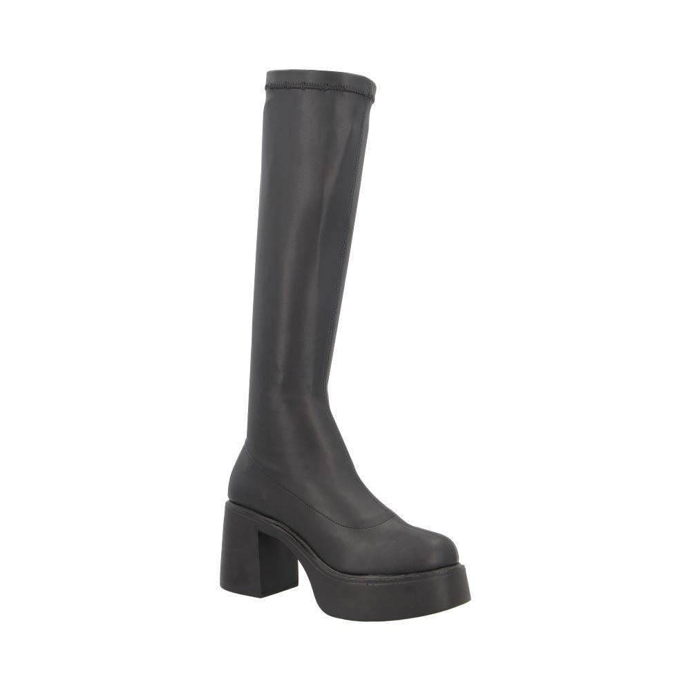 Botas Mujer Real Jungle Vestir Coagulado Largo Comoda Resistente Negro