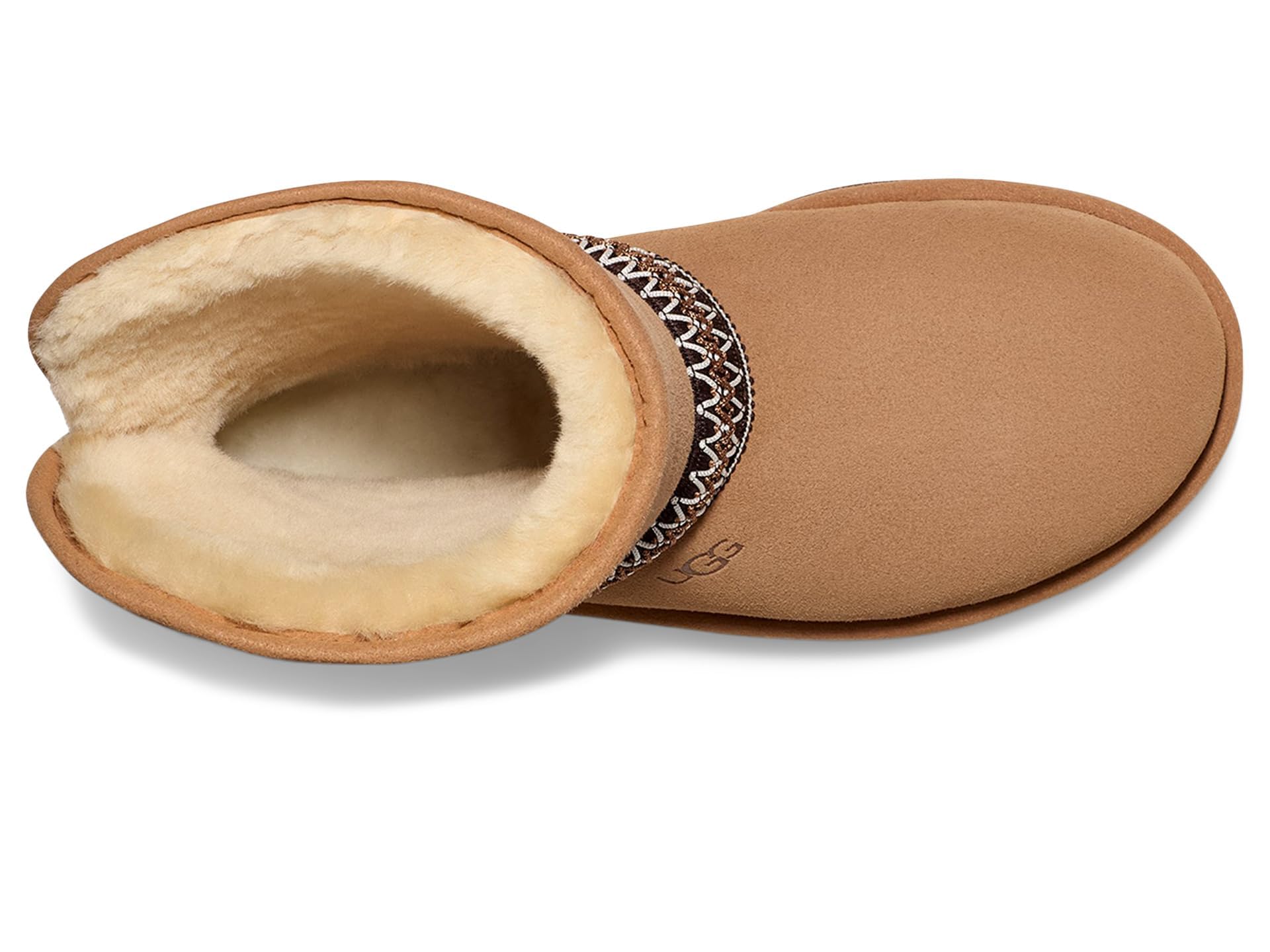 Foto 2 | Bota De Moda Ugg Classic Short Crescent Para Mujer, Castaño 8 - Venta Internacional.