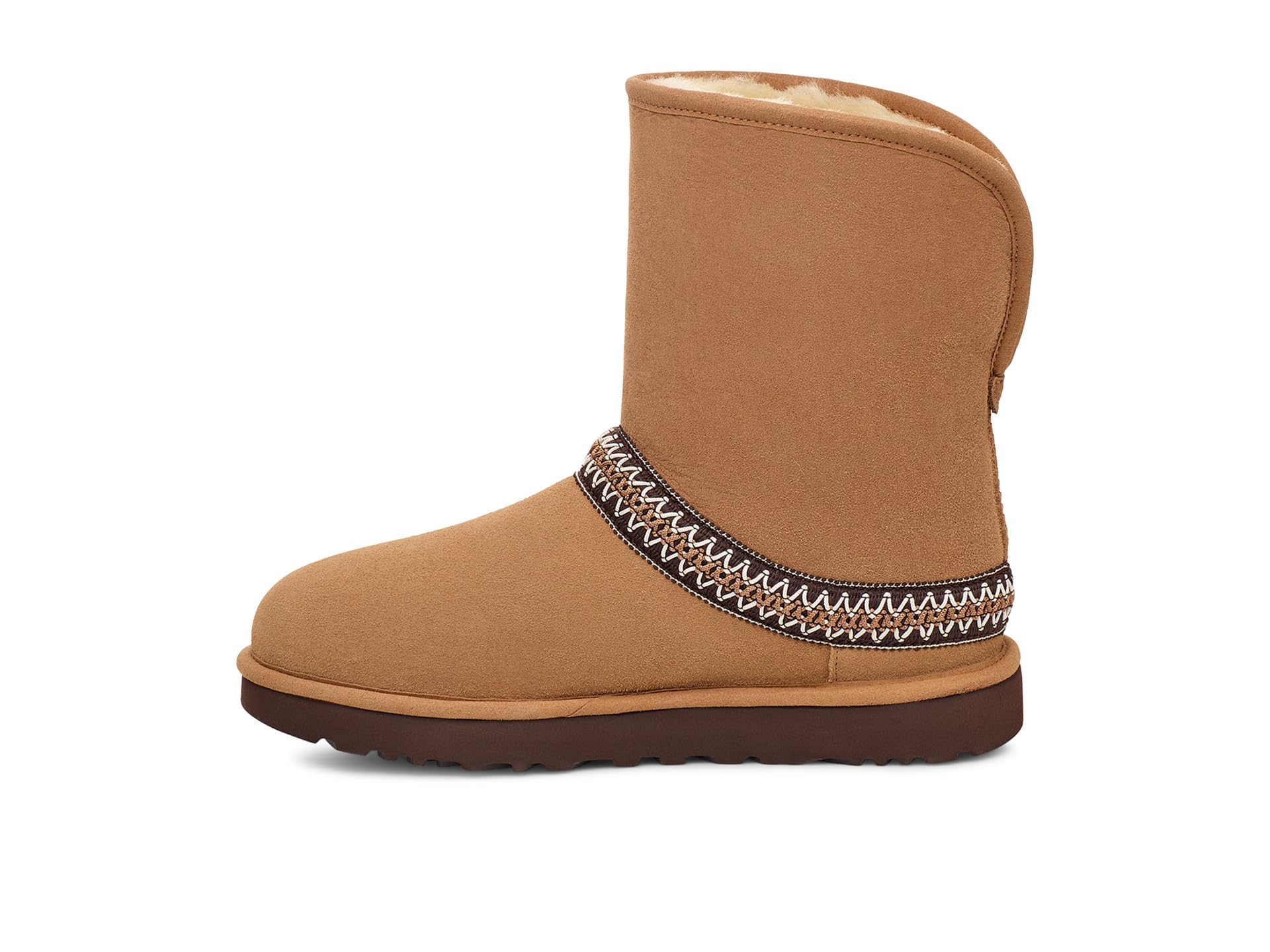 Foto 5 pulgar | Bota De Moda Ugg Classic Short Crescent Para Mujer, Castaño 8 - Venta Internacional.