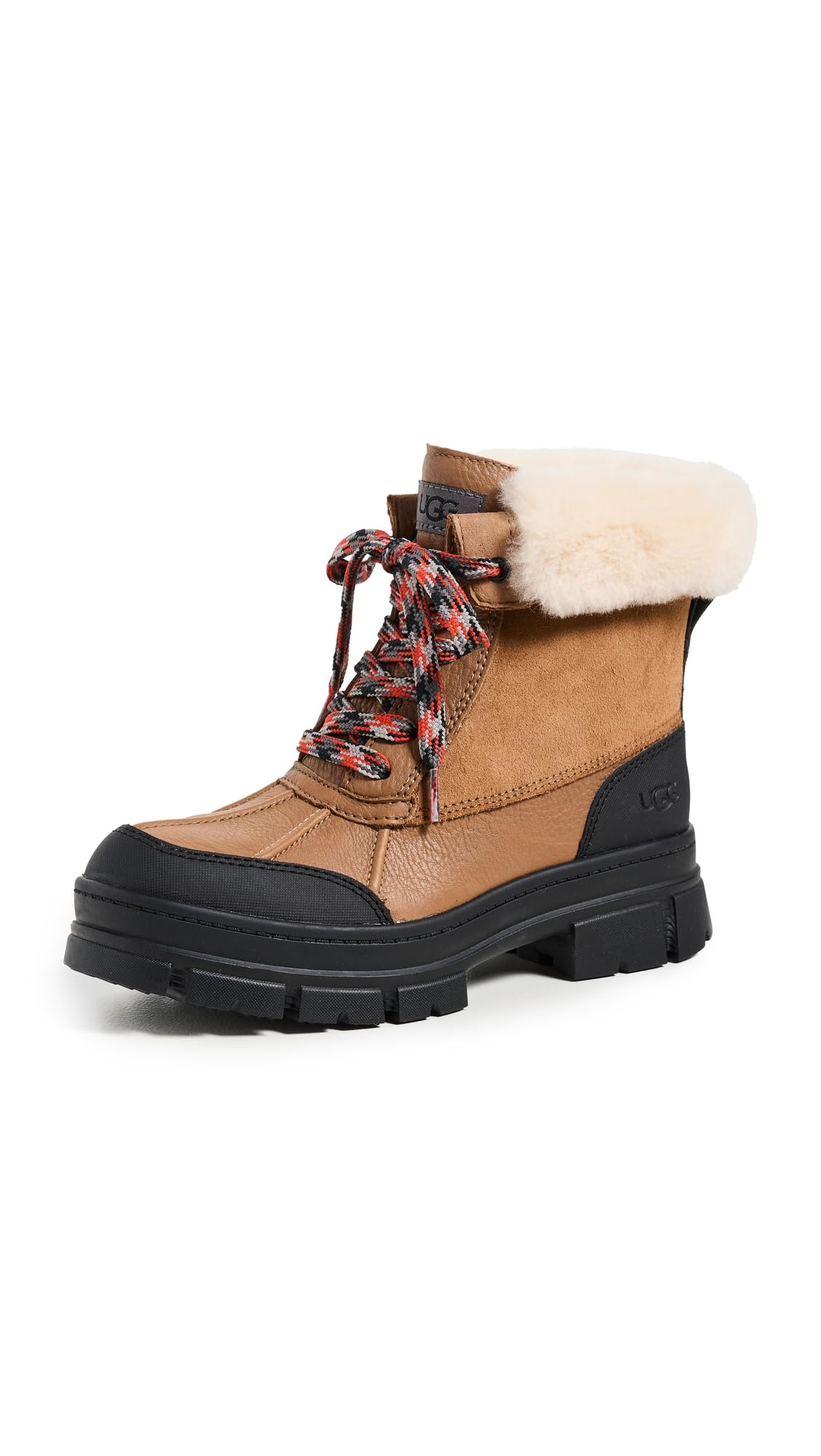 Bota Ugg Ashton Addie De Piel Impermeable Para Mujer, Color Castaño - Venta Internacional.