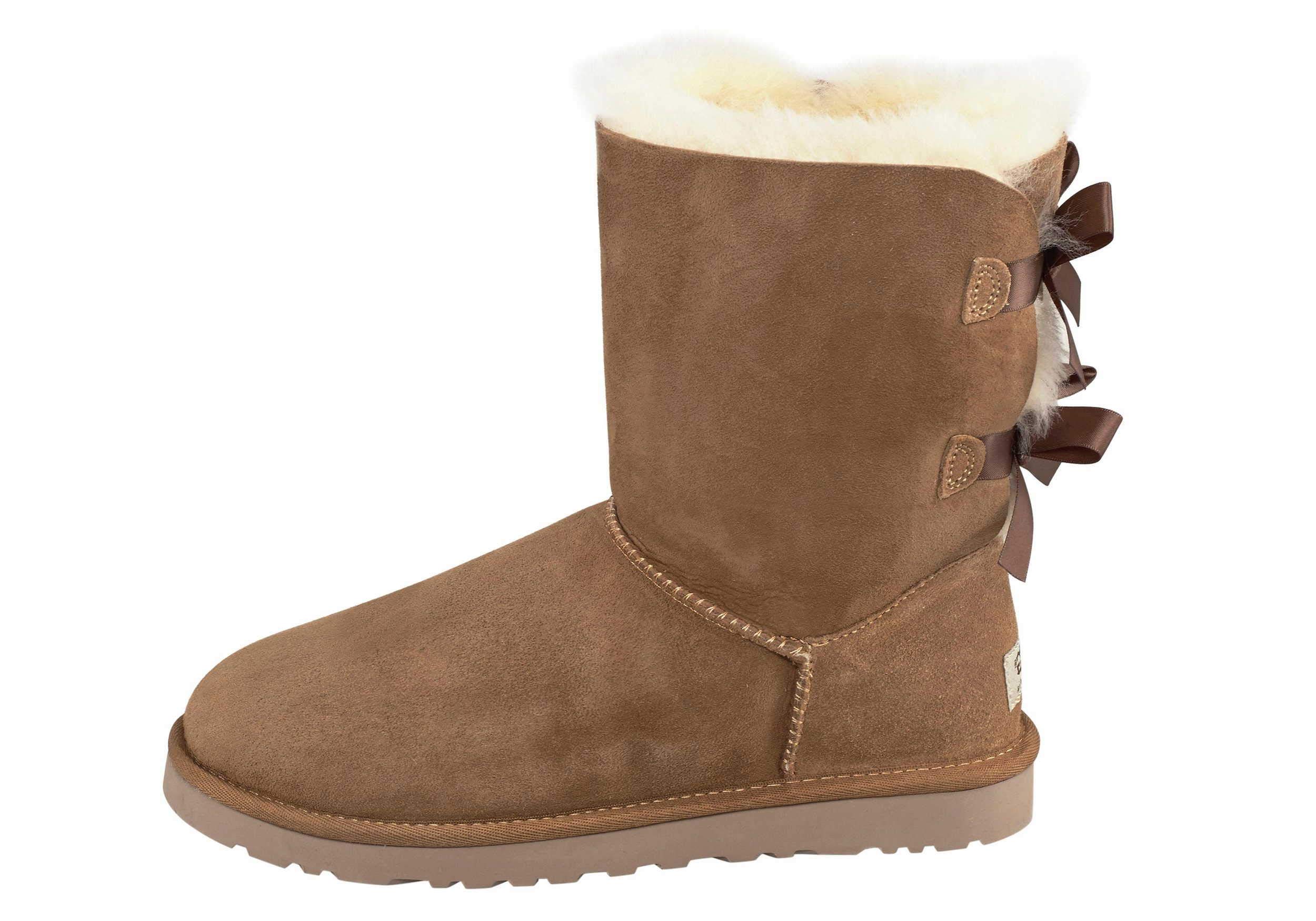 Foto 4 pulgar | Bota Ugg Bailey Bow Ii Para Mujer, Color Castaño, Talla 10 - Venta Internacional.