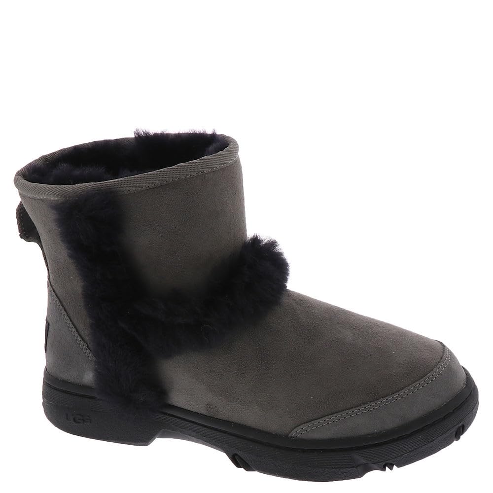 Foto 2 pulgar | Bota Ugg Sunburst Mini Para Mujer, Color Gris, Talla 5 - Venta Internacional.