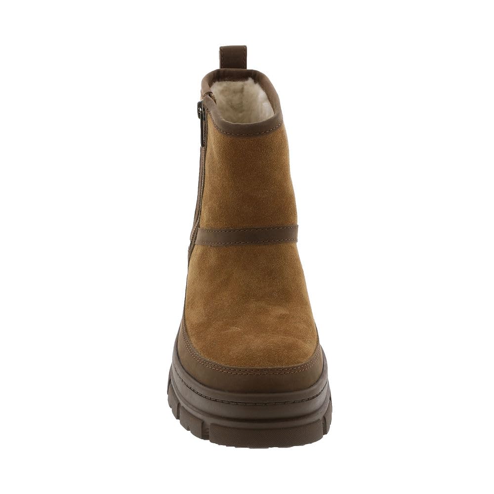 Foto 6 pulgar | Botas De Moda Ugg Ashton Para Mujer, De Gamuza Castaña, Impermeables - Venta Internacional.