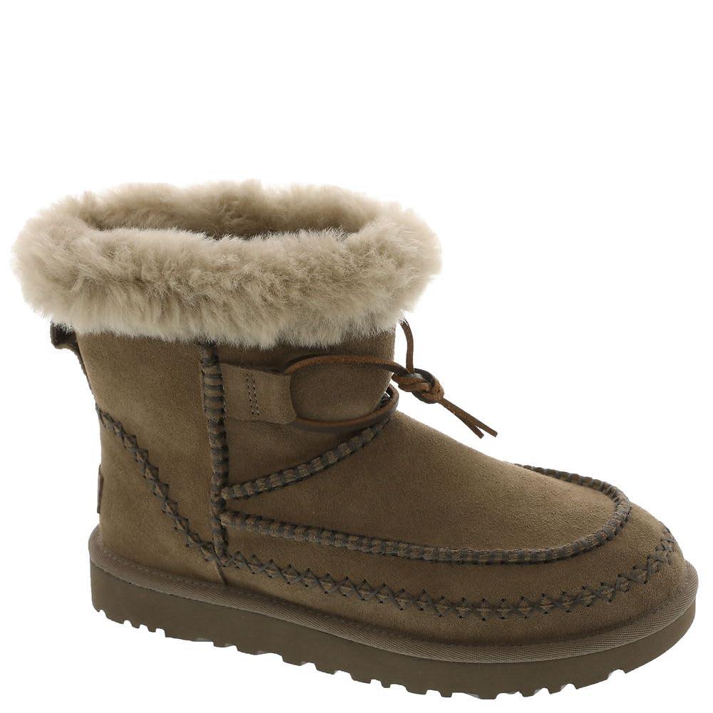 Foto 2 pulgar | Bota Moderna Ugg Classic Mini Alpine Para Mujer En Nogal Americano, Talla 6 - Venta Internacional.