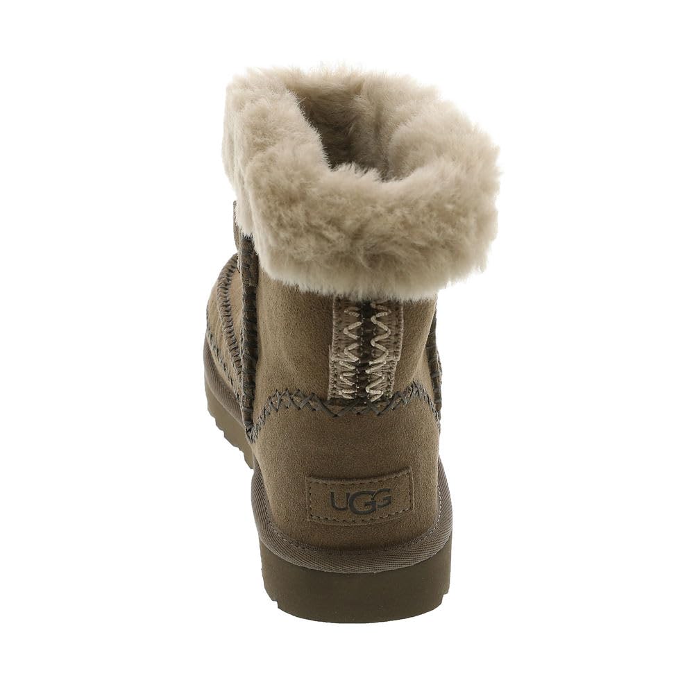 Foto 7 pulgar | Bota Moderna Ugg Classic Mini Alpine Para Mujer En Nogal Americano, Talla 6 - Venta Internacional.